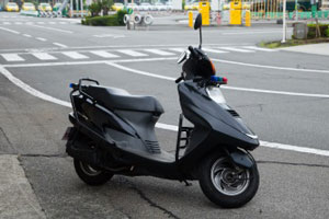 小型二輪 AT HONDA SPACY125 東部自動車学校 沼津 教習所 免許